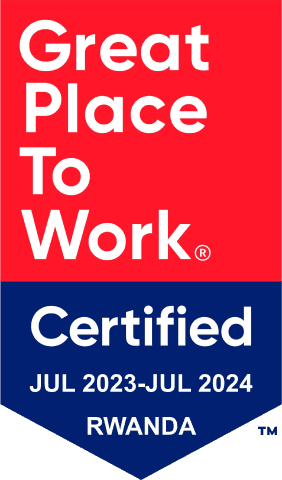 Rwanda Great Place to Work 2023 Certification Badge